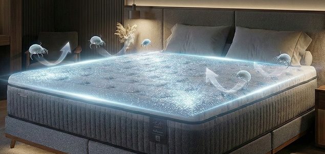 Higiene do sono em dia: aspirar o colchão e manter o ambiente ventilado ajuda a reduzir o ácaro no colchão e aliviar sintomas de alergia